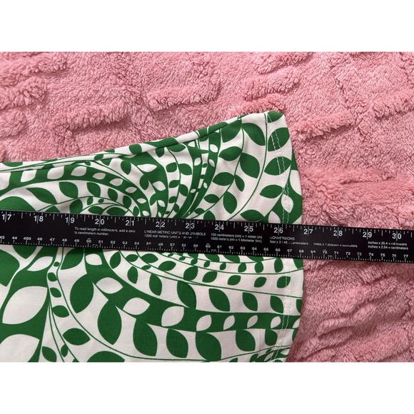 Vintage‎ 90s Y2K Milkmaid Babydoll Tie Back Coquette Fairy Forest Leaf Print XL - Picture 13 of 14